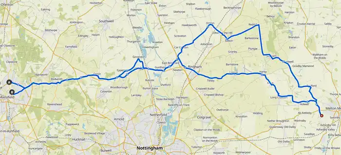 Hilltop Farm Cafe Route