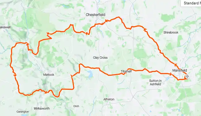 Cromford Mill Route