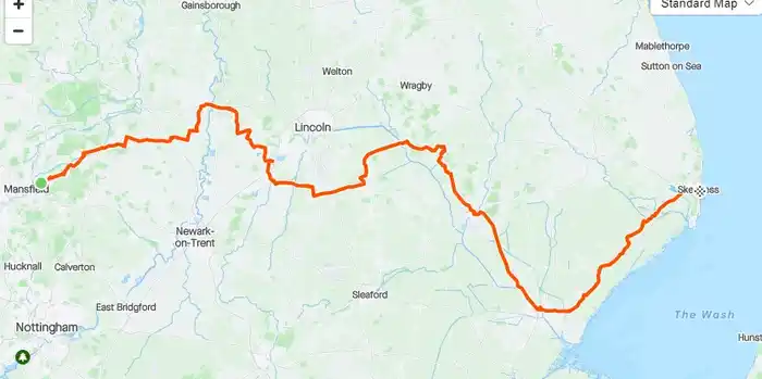 Tim's Skegness Route